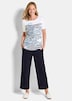Jerseyshirt mit maritimen Print
