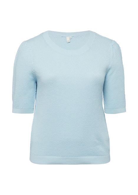 Strukturierter Pullover