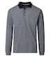 Polo-Shirt Langarm gestreift