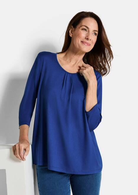 GOLDNER Shirt Elegant shirt van viscose-jersey