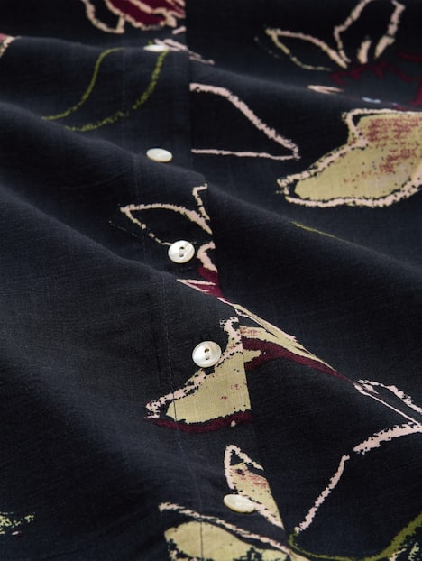 Loose Fit Bluse mit Blumenmuster