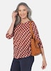GOLDNER Blouse Blouse met 3/4-mouwen en grafische print