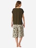 Schiesser Damen Pyjama Selected Premium oliv
