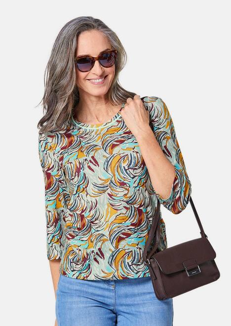 Druckshirt in kraftvollen Farben