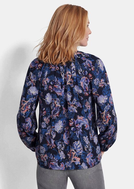 Blouse met bloemenprint
