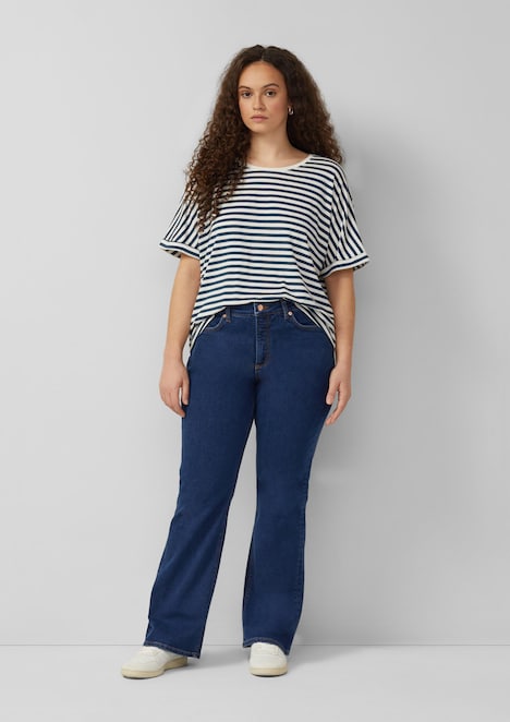 T-Shirt mit Fledermausärmeln im Loose Fit