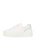 Sneaker mit Plateau-Sohle und Leo-Detail