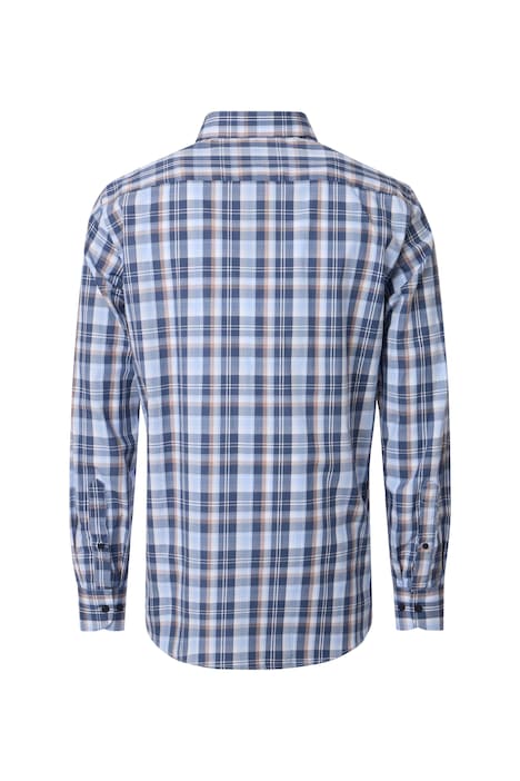Freizeithemd Langarm kariert Casual Fit