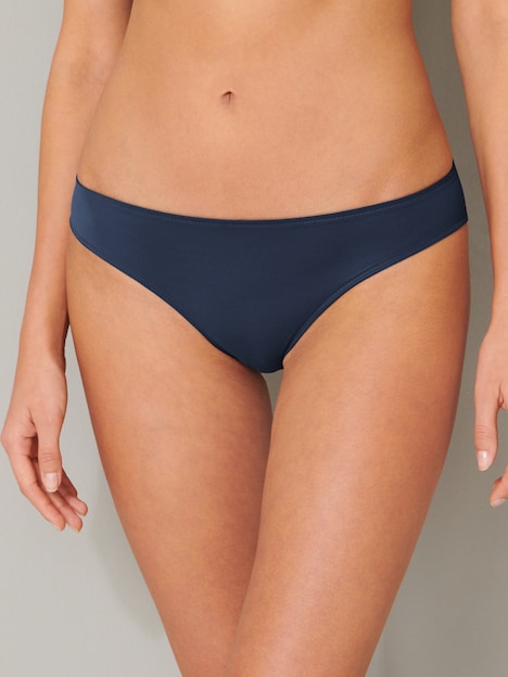 Schiesser Damen Slip Invisible Lace - nachtblau