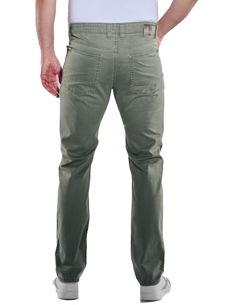Herren 5-Pocket-Hose regular , Khaki