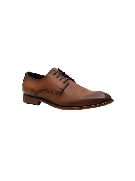 engbers Herren Halbschuh aus Leder , Cognac