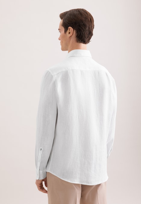 Herren Leinenhemd - Uni