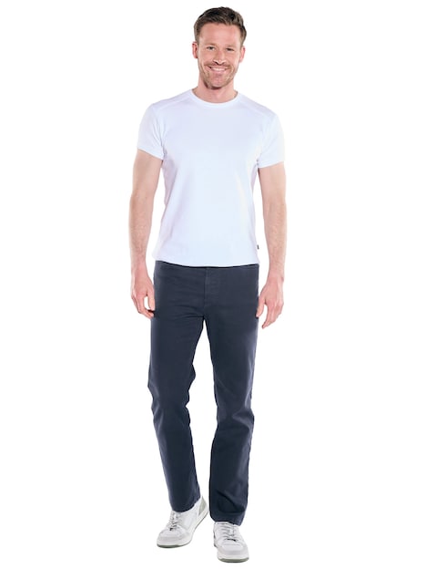 Herren Hose straight , Saphirblau