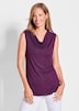 Ärmelloses Top in Viskose-Jersey