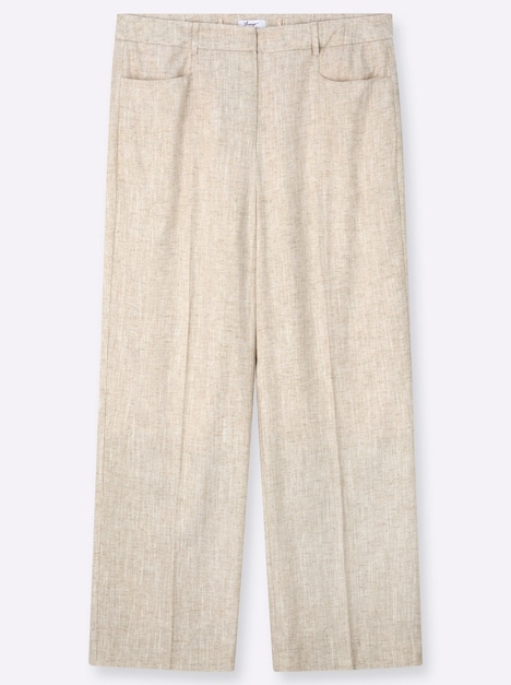 Leinen-Hose erhöht