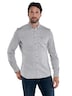 engbers Herren Langarm-Hemd slim fit , Silbergrau