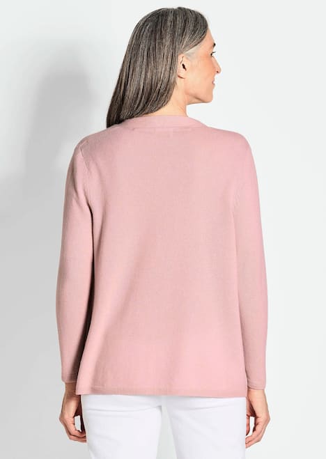 GOLDNER Lang tricot jasje van kasjmier Lang tricot jasje van kasjmier