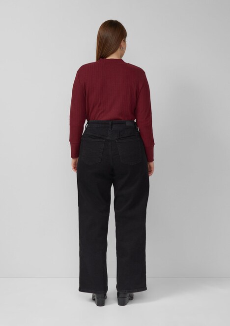 Geripptes Langarmshirt
