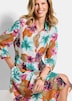 Blusenkleid mit Leo-Blumen-Muster