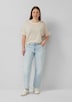 Jeans / Mid Rise / Straight Leg / Cropped