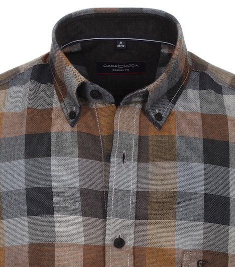 Freizeithemd kariert Casual Fit