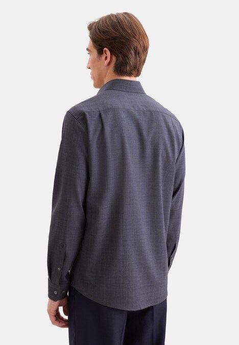 Herren Business Hemd - Uni