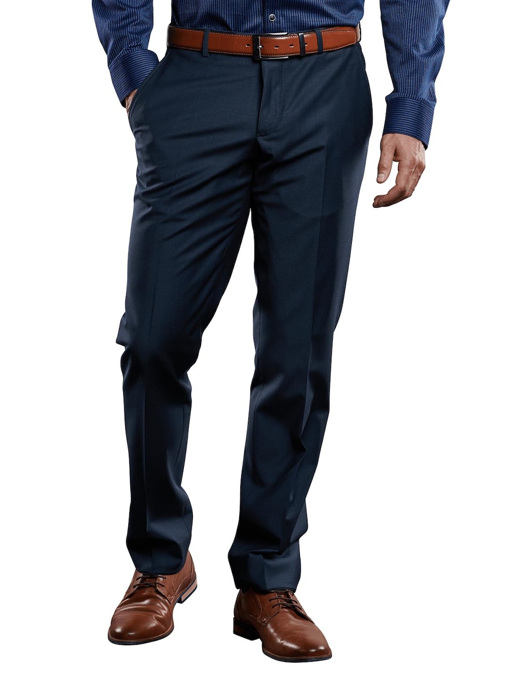 engbers Herren Anzughose Slim Fit My Favorite , Saphirblau