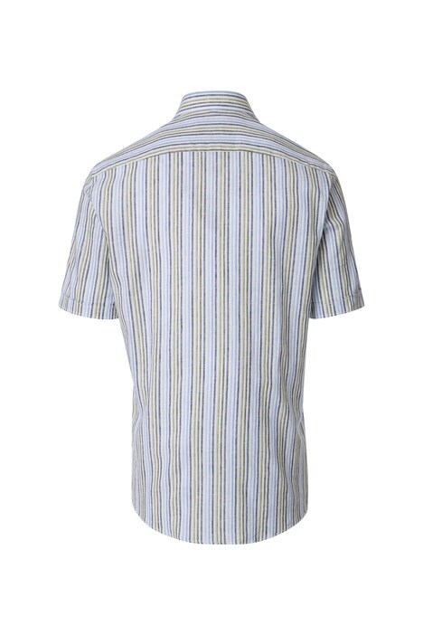 Leinenhemd Kurzarm gestreift Casual Fit