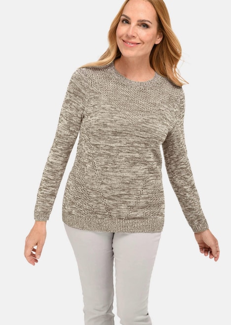 Pullover mit Glanzgarn