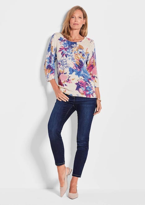 GOLDNER Gedessineerde pullover Vrouwelijke gedessineerde pullover