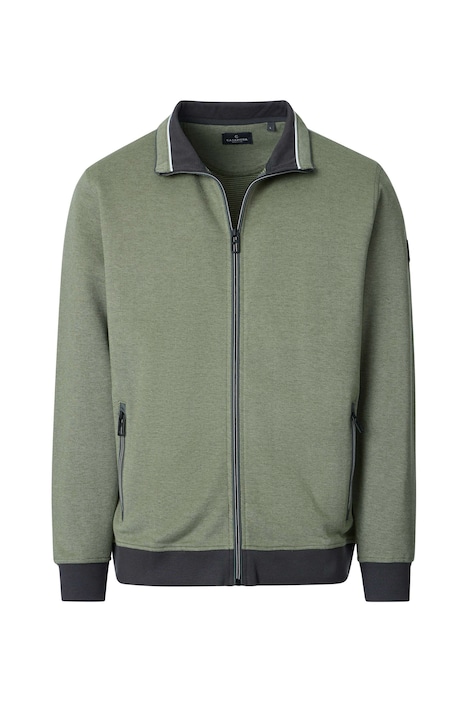 Sweatjacke gestreift