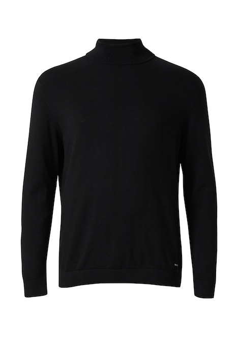 Rollkragenpullover aus reiner Baumwolle