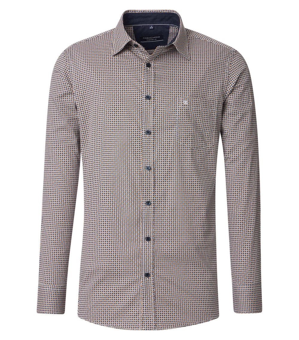 Freizeithemd Print Comfort Fit