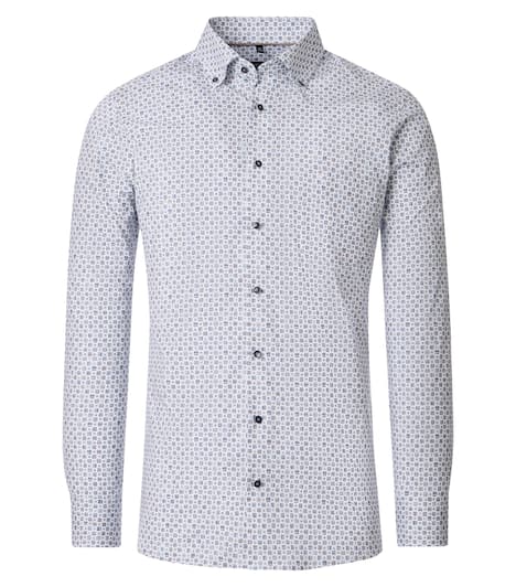 Businesshemd Print Modern Fit