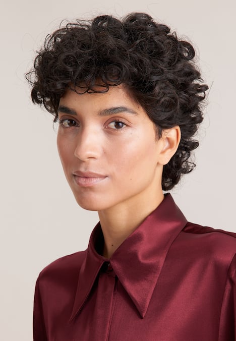 Damen Klassische Bluse - Uni