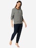 Schiesser Damen Pyjama Casual Essentials - nachtblau