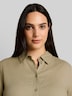Loose Fit Bluse mit Leinenanteil
