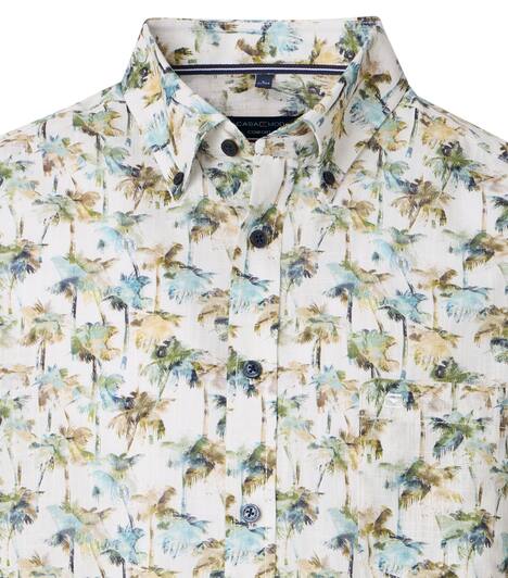 Freizeithemd Kurzarm Print Comfort Fit