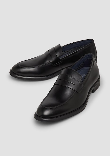 Loafer aus Leder
