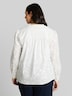 Loose Fit Bluse mit Stickerei