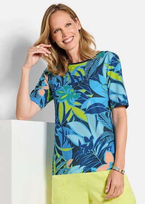 Druckshirt mit floralem Print