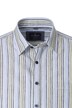 Leinenhemd Kurzarm gestreift Casual Fit