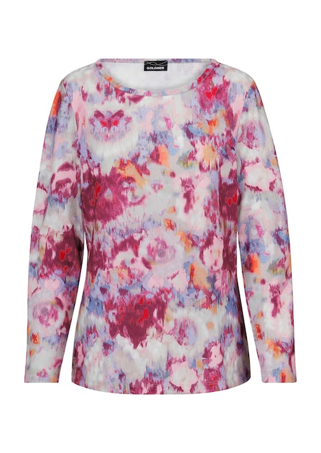 Langarmshirt mit U-Boot-Ausschnitt