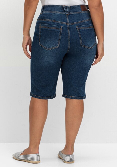 Jeansbermudas Uni