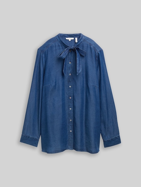 Bluse mit Schleifen-Detail