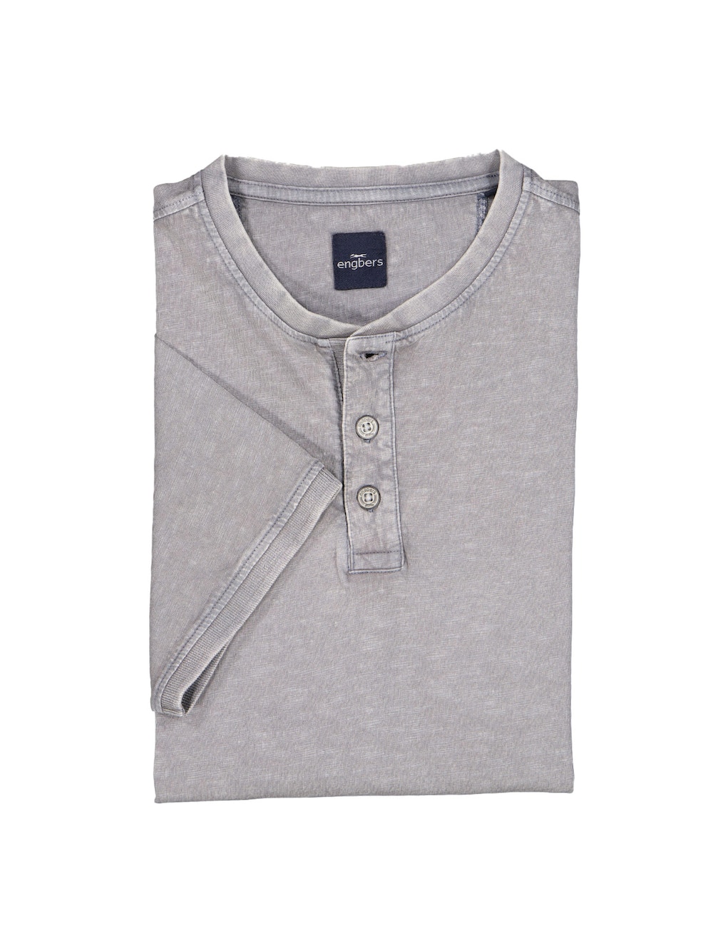 Henley-Shirt uni