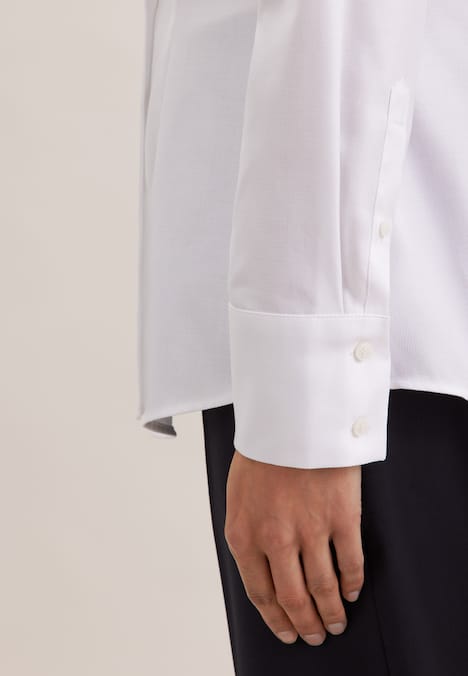 Damen Kelchkragenbluse - Uni