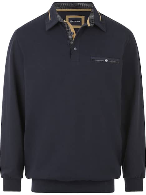 Langarm-Poloshirt DOROCASTI