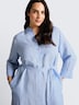Blusenkleid mit Leinenanteil