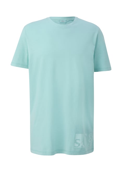 T-Shirt mit Logo-Patch